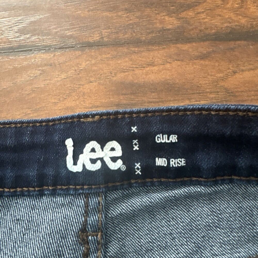 Lee Sculpting Women’s 12L Regular Fit Mid Rise Blue Denim Jeans Stretch 5-Pocket - Picture 9 of 12